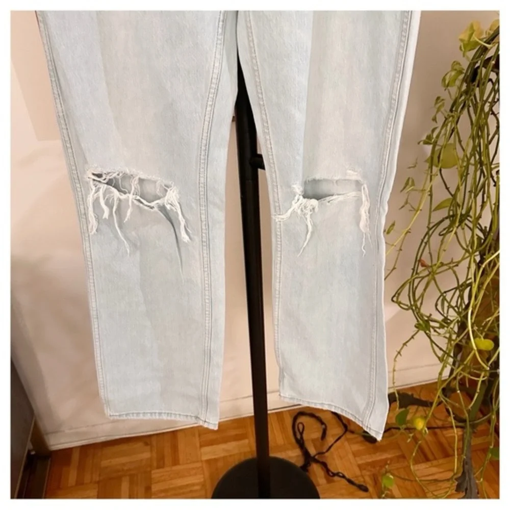 NWT Re/Done 90's High‎ Rise Loose Bleach Destroy 188-3WHRL Distressed size 29